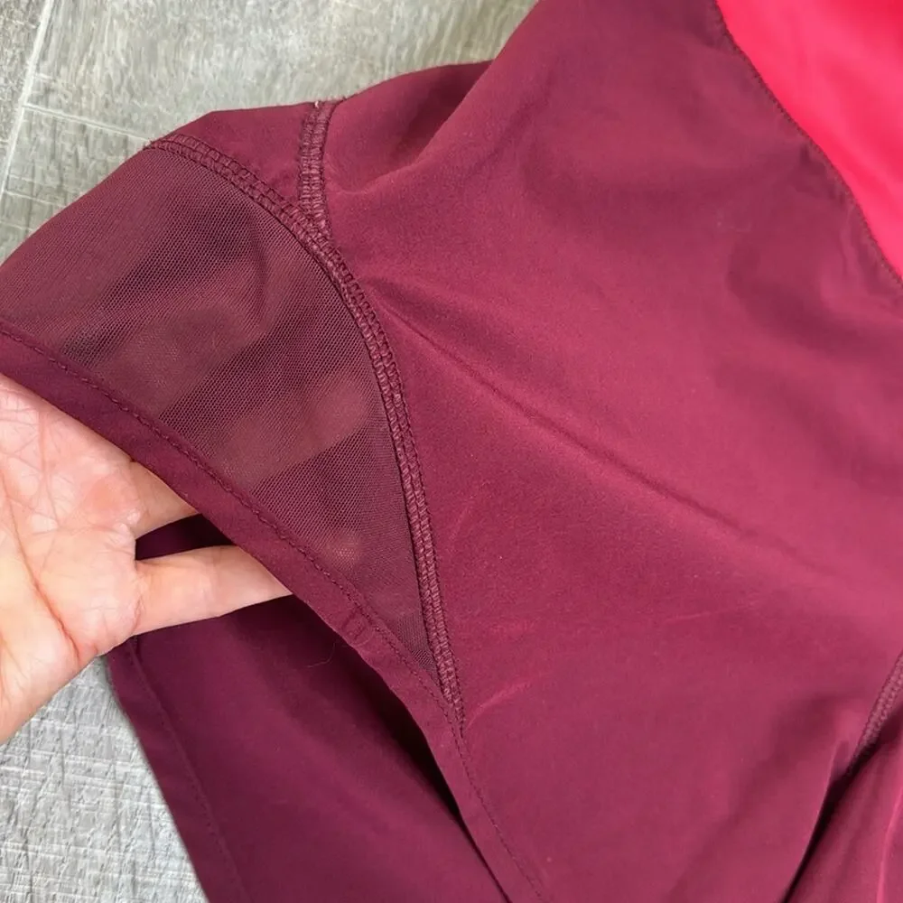 2 pairs of OLD NAVY ACTIVE GO DRY Women’s Pink Burgundy Athletic Running Shorts